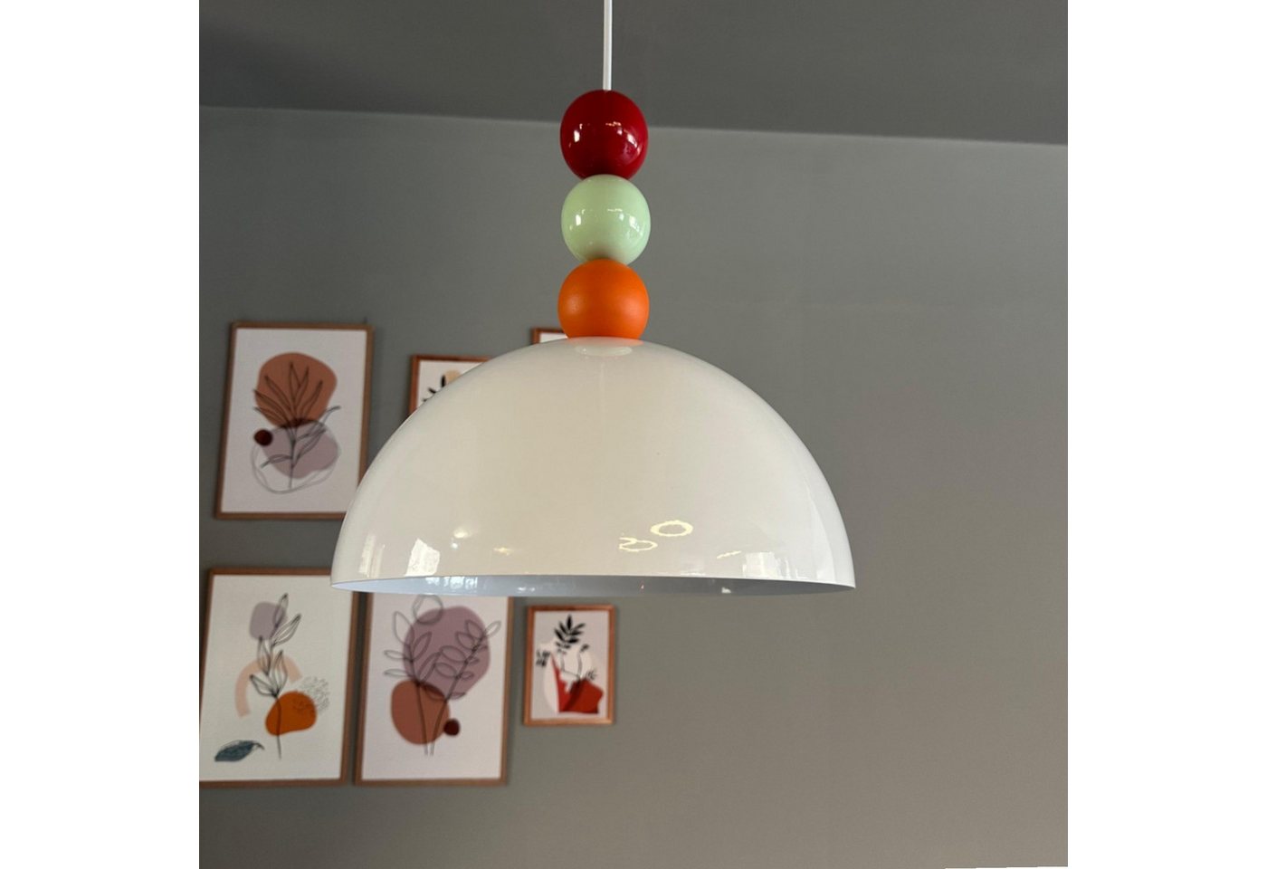 Bamyum Pendelleuchte Pendelleuchte Yimpi Wulst Metall Ø30cm, Modern Hängelampe, ohne Leuchtmittel Bamyum Pendelleuchte Pendelleuchte Yimpi Wulst Metall Ø30cm, Modern Hängelampe, ohne Leuchtmittel von Bamyum