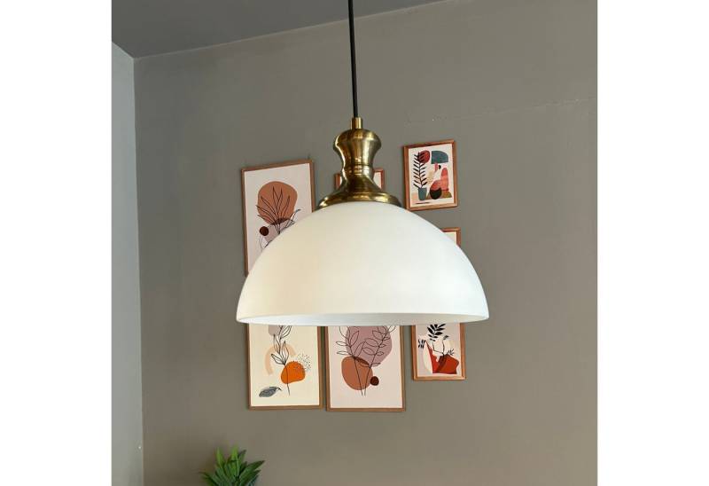 Bamyum Pendelleuchte Perry Glas Single Kronleuchter Retro Pendelleuchte Beleuchtung, ohne Leuchtmittel Bamyum Pendelleuchte Perry Glas Single Kronleuchter Retro Pendelleuchte Beleuchtung, ohne Leuchtmittel von Bamyum