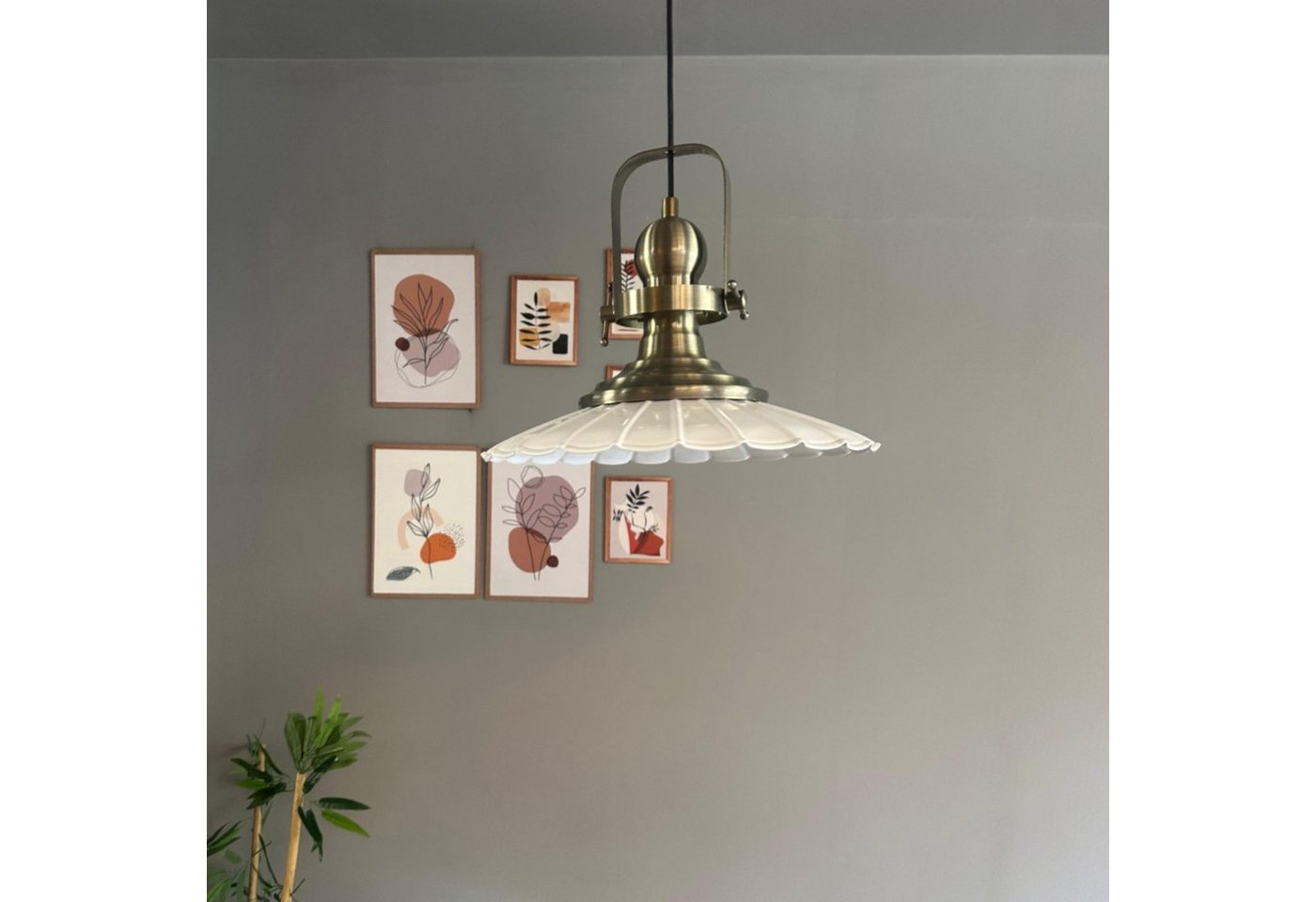 Bamyum Pendelleuchte Risso Vintage Kopf Metall Modern Pendelleuchte, ohne Leuchtmittel Bamyum Pendelleuchte Risso Vintage Kopf Metall Modern Pendelleuchte, ohne Leuchtmittel von Bamyum