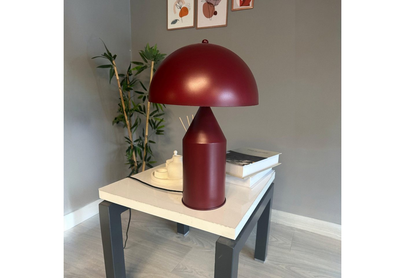 Bamyum Tischleuchte Nachttischlampe mit Kabel Lipeo Metall Pilz Lampe, ohne Leuchtmittel Bamyum Tischleuchte Nachttischlampe mit Kabel Lipeo Metall Pilz Lampe, ohne Leuchtmittel von Bamyum