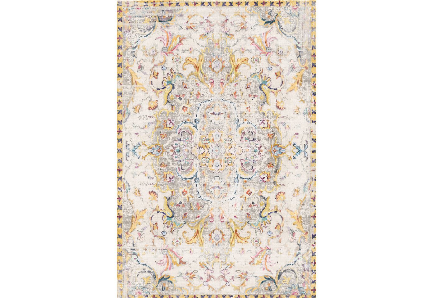 Bamyum Teppich Renne Teppich mit Chenille-Druck, Waschbarer, Antibakteriell Teppich von Bamyum