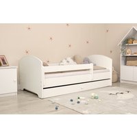 Kinderbett Ourbaby Mit Geländer - Weiss von Banabyshop