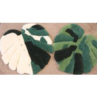 Monstera Teppich, Handgemacht, Tufted von BananaRugs