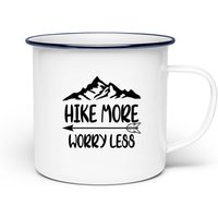 Hike More - Emaille Tasse Hike More - Emaille Tasse von Bananadesignz