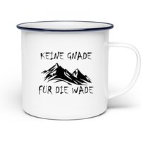 Keine Gnade - Emaille Tasse von Bananadesignz