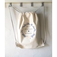 Personalisierte Backpack in Evjf, 100 % Baumwolle Bachelorette Party Mit Gleitenden Krawatten Schnelle Hochzeit Senden Braut Tee von Banasah
