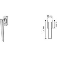 Kendo - Contemporary Designer Window Handles von BanaterEisen