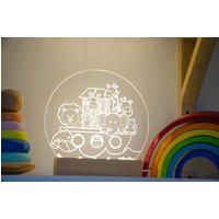 Arche Noahs Nachtlicht, Kindernacht, Kinderzimmer Usb Licht, Taufgeschenk von BandTStudio