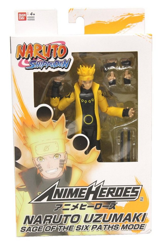 Bandai Comicfigur Naruto Shippuden - Figur Naruto Uzumaki im Rikudo-Modus (Sage of Six Paths Mode) von Bandai