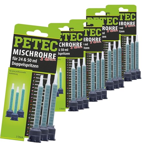 BandelOne enthält 4x3er Pack PETEC Mischrohr Statikmischrohr Fuer 24 & 50 ML Spritze Doppelspritze BandelOne enthält 4x3er Pack PETEC Mischrohr Statikmischrohr Fuer 24 & 50 ML Spritze Doppelspritze von BandelOne