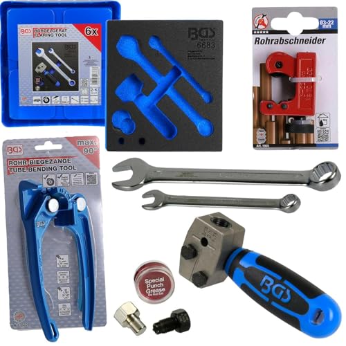 BandelOne enthält BGS Bördel-Gerät Brems-Leitung 4.75 mm 3/16" + Rohr-Biegezange + Abschneider BandelOne enthält BGS Bördel-Gerät Brems-Leitung 4.75 mm 3/16" + Rohr-Biegezange + Abschneider von BandelOne