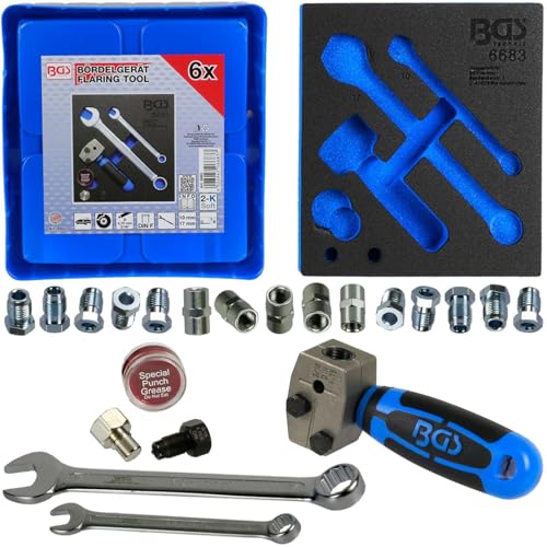 BandelOne enthält BGS Brems-Leitung Bördel-Gerät Werkzeug Kfz-Bördelungen + Verschraubung Din 4.75 BandelOne enthält BGS Brems-Leitung Bördel-Gerät Werkzeug Kfz-Bördelungen + Verschraubung Din 4.75 von BandelOne