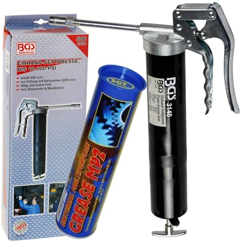 BandelOne enthält BGS Einhand-Fettpresse Handhebelpresse + 1x 400G Mannol Mehrzweckfett MP2 BandelOne enthält BGS Einhand-Fettpresse Handhebelpresse + 1x 400G Mannol Mehrzweckfett MP2 von BandelOne