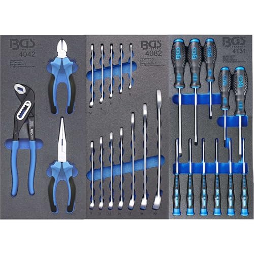 BandelOne enthält BGS Werkstattwagen-Einlage Schraubendreher Schraubenschlüssel Zangen-Satz BandelOne enthält BGS Werkstattwagen-Einlage Schraubendreher Schraubenschlüssel Zangen-Satz von BandelOne
