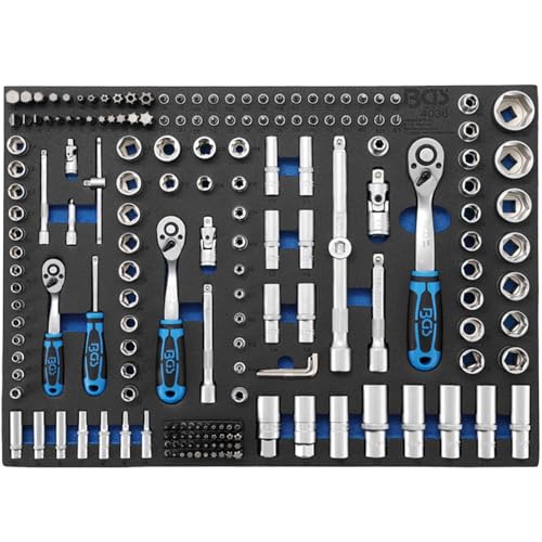 BandelOne enthält BGS Werkstattwageneinlage 3/3 Schaumstoff Voll 192-teilig Steckschlüssel-Satz BandelOne enthält BGS Werkstattwageneinlage 3/3 Schaumstoff Voll 192-teilig Steckschlüssel-Satz von BandelOne