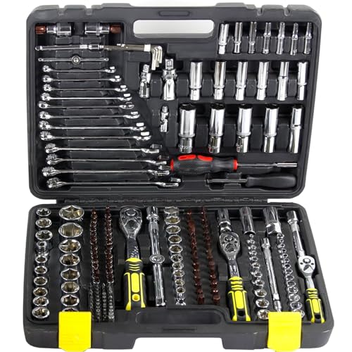 BandelOne enthält Knarrenkasten Steckschlüssel-Set Werkzeugkoffer 216-teilig 1/4" 3/8" 1/2" BandelOne enthält Knarrenkasten Steckschlüssel-Set Werkzeugkoffer 216-teilig 1/4" 3/8" 1/2" von BandelOne