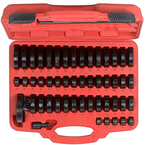 BandelOne enthält Montagescheiben Lager-Schalen Buchsen Werkzeug Druckstück Treibsatz Set 52-tlg. von BandelOne