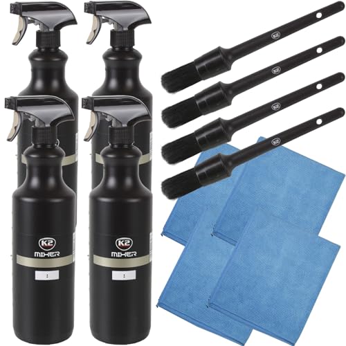 BandelOne enthält Pkw Kfz Reinigung Pflege Zubehörset Sprühflasche Reinigungspinsel Microfasertuch BandelOne enthält Pkw Kfz Reinigung Pflege Zubehörset Sprühflasche Reinigungspinsel Microfasertuch von BandelOne