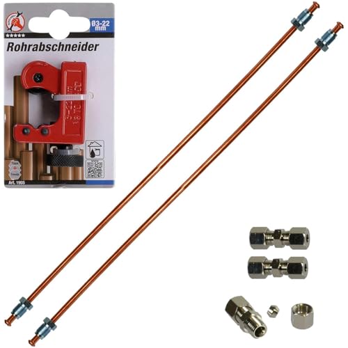 BandelOne enthält Rohrabschneider + 1m Bremsleitung 4.75 mm 3/16" & Schnellverbinder ohne Bördeln BandelOne enthält Rohrabschneider + 1m Bremsleitung 4.75 mm 3/16" & Schnellverbinder ohne Bördeln von BandelOne