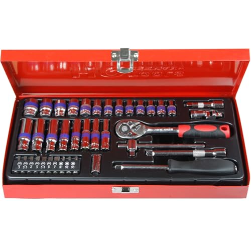 BandelOne enthält Steckschlüssel Satz 1/4" 23-tlg. Knarrenkasten Lang Nüsse Bits Kleine Knarre BandelOne enthält Steckschlüssel Satz 1/4" 23-tlg. Knarrenkasten Lang Nüsse Bits Kleine Knarre von BandelOne