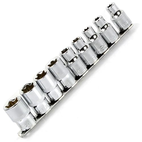 BandelOne enthält außen-Tx Nuss-Satz E-Profil Stern E10-E24 9-tlg. 1/2" Zoll für z.B. etc. BandelOne enthält außen-Tx Nuss-Satz E-Profil Stern E10-E24 9-tlg. 1/2" Zoll für z.B. etc. von BandelOne