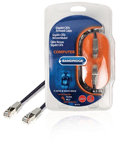 Bandridge BCL7515 Multimedia-CAT6-Netzwerkkabel 15 m von BANDRIDGE