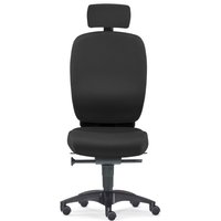 SITWELL STEIFENSAND Bandscheiben-Bürostuhl PROFI, Größe L, schwarz von SITWELL STEIFENSAND