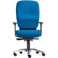 Bürodrehstuhl PROFI, Bandscheibensitz, Größe M, blau von 1000 Stühle