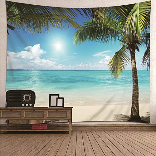 Banemi Wall Tapestry, Wandteppich Outdoor 300X260cm Strandthema Wanddeko Schlafzimmer für Schlafzimmer Home Office Dekoration von Banemi