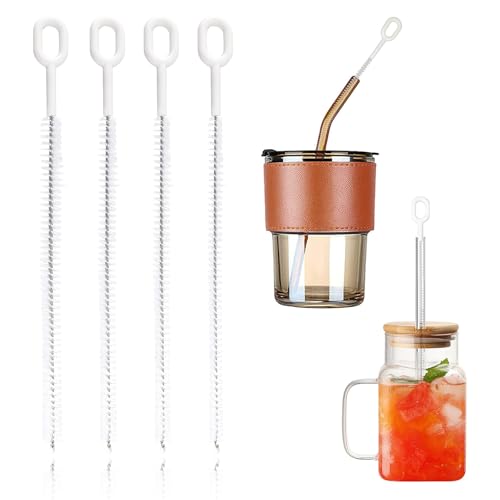 Bangbobi Edelstahl Strohhalm Reinigungsbürste, Reinigungsbürste Lang mit Vollem Borsten – 4er Pack Bangbobi Edelstahl Strohhalm Reinigungsbürste, Reinigungsbürste Lang mit Vollem Borsten – 4er Pack von Bangbobi