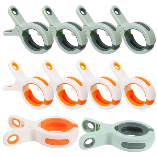 Bangbobi Handtuch klammern für Strandliegen - 8 Stück Wäscheklammern groß, windstabil, rutschfest, Badetuch Klammern stabil, klammern Strandtuch von Bangbobi