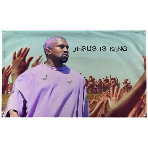 Banger – Kanye West Jesus is King Sunday Service 91 x 152 cm Flagge Banner Poster College Dorm von Banger Flags