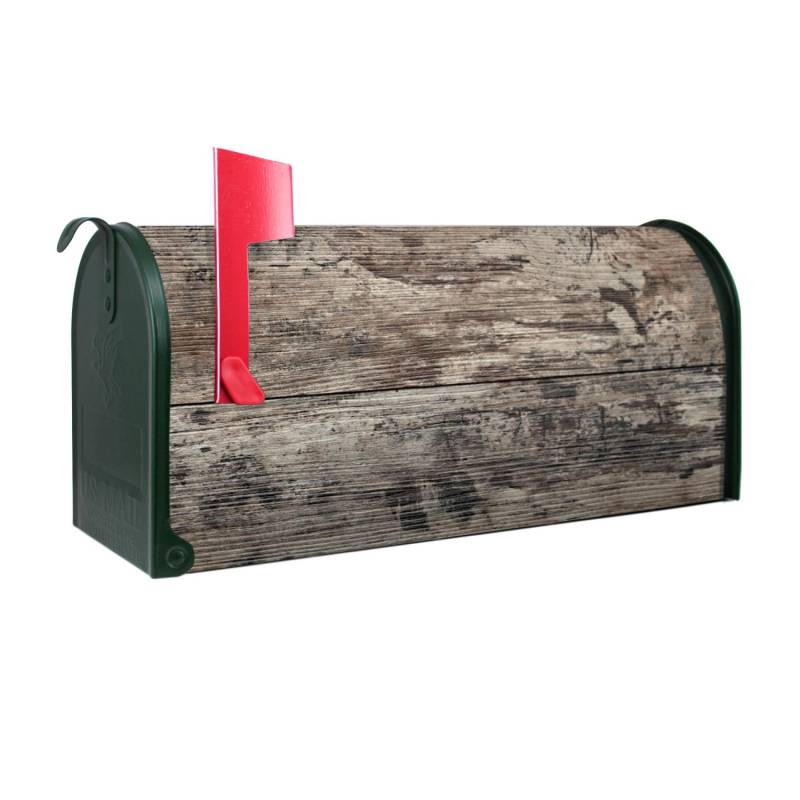 Banjado Amerikanischer Briefkasten Grün 48x22x16cm US Mailbox Letterbox Postkasten Stahl Pulverbeschichtet Motiv Alte Planken Banjado Amerikanischer Briefkasten Grün 48x22x16cm US Mailbox Letterbox Postkasten Stahl Pulverbeschichtet Motiv Alte Planken von Banjado
