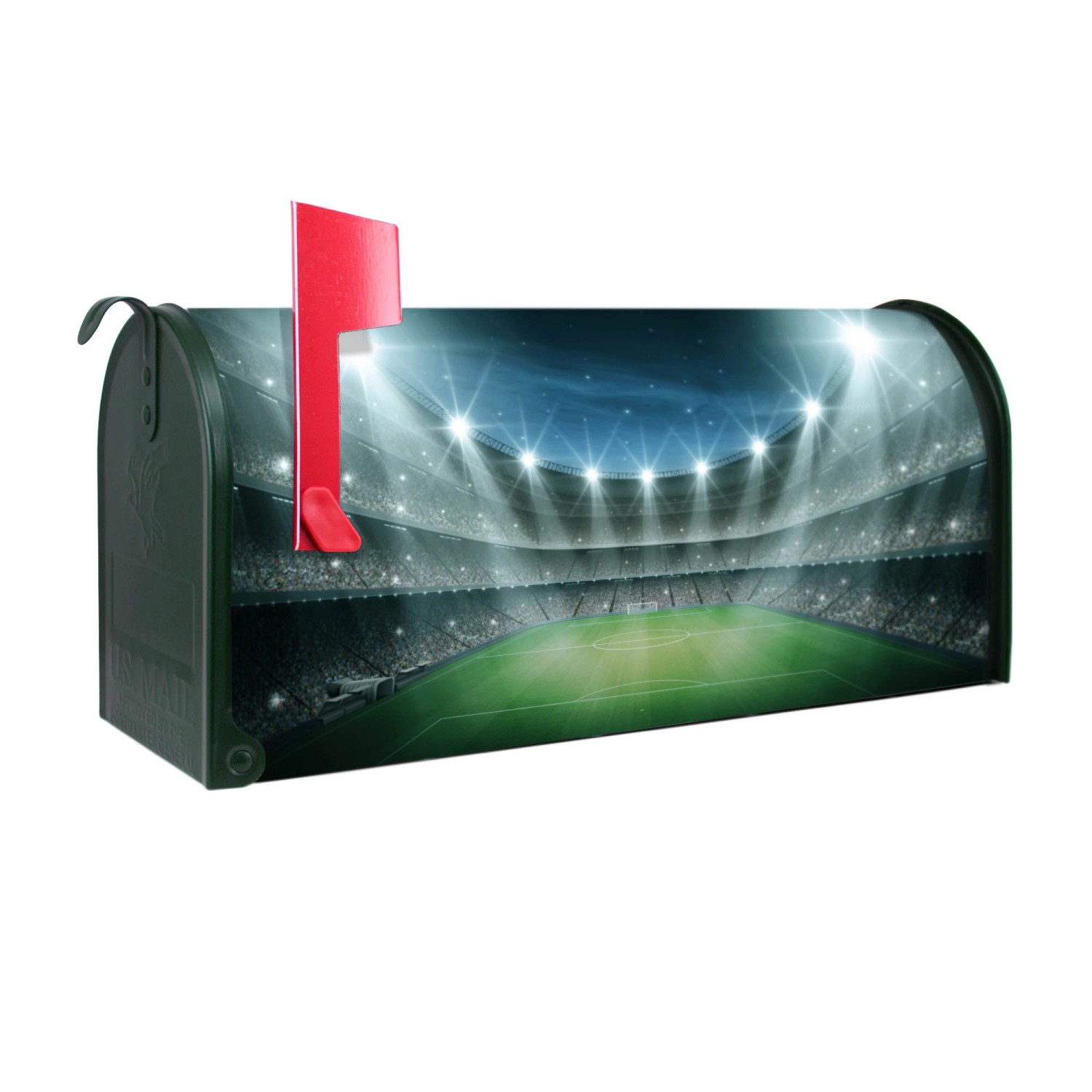 Banjado Amerikanischer Briefkasten Grün 48x22x16cm US Mailbox Letterbox Postkasten Stahl Pulverbeschichtet Motiv Arena Banjado Amerikanischer Briefkasten Grün 48x22x16cm US Mailbox Letterbox Postkasten Stahl Pulverbeschichtet Motiv Arena von Banjado