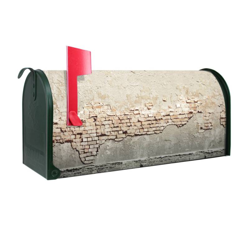 Banjado Amerikanischer Briefkasten Grün 48x22x16cm US Mailbox Letterbox Postkasten Stahl Pulverbeschichtet Motiv Baulücke Banjado Amerikanischer Briefkasten Grün 48x22x16cm US Mailbox Letterbox Postkasten Stahl Pulverbeschichtet Motiv Baulücke von Banjado