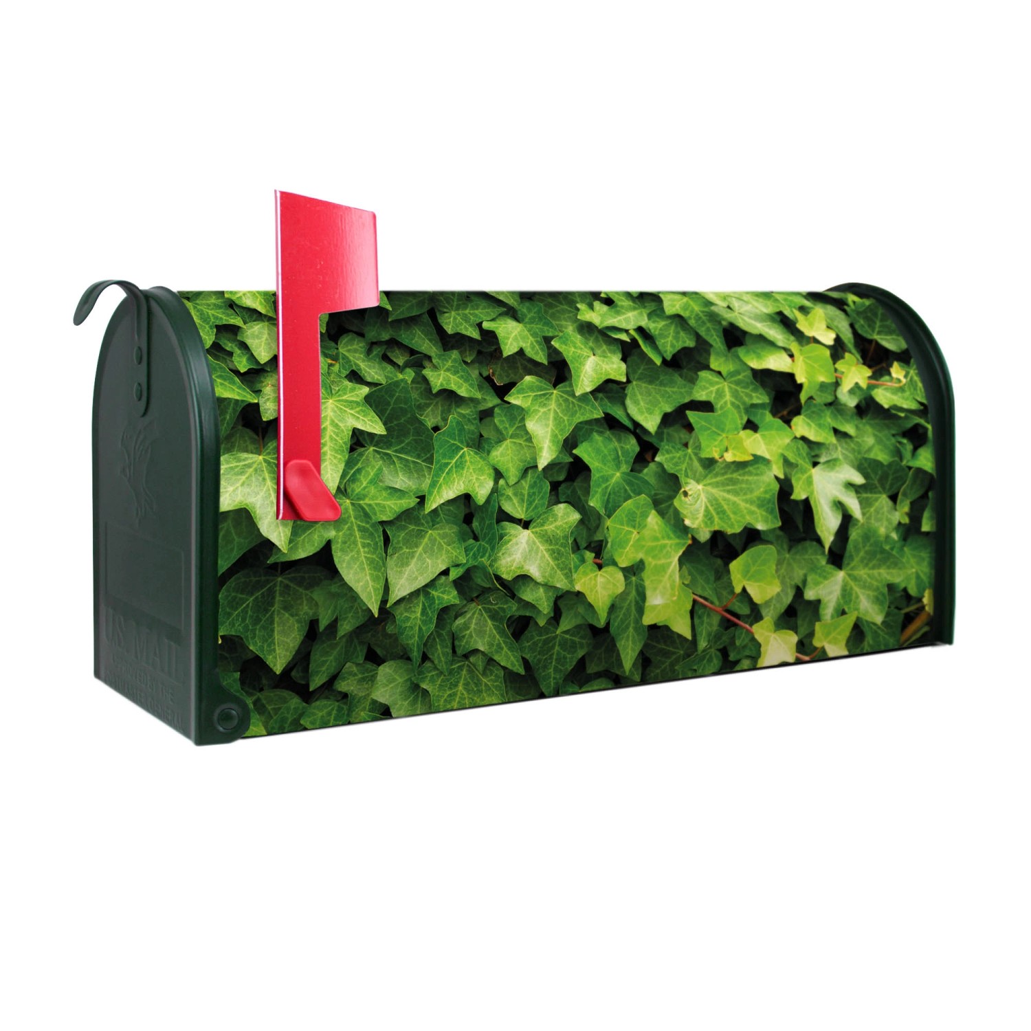 Banjado Amerikanischer Briefkasten Grün 48x22x16cm US Mailbox Letterbox Postkasten Stahl Pulverbeschichtet Motiv Efeu Banjado Amerikanischer Briefkasten Grün 48x22x16cm US Mailbox Letterbox Postkasten Stahl Pulverbeschichtet Motiv Efeu von Banjado