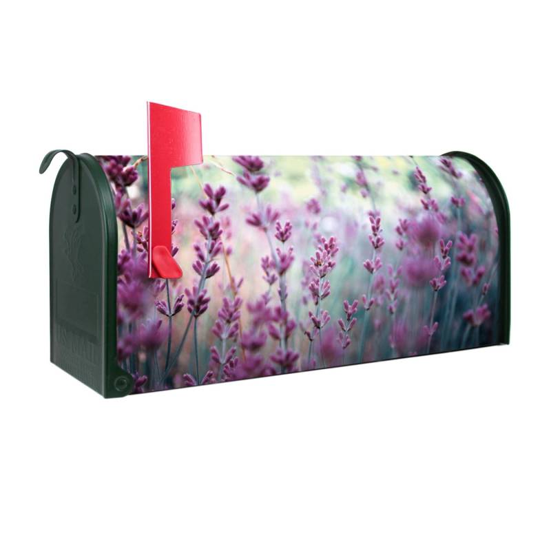 Banjado Amerikanischer Briefkasten Grün 48x22x16cm US Mailbox Letterbox Postkasten Stahl Pulverbeschichtet Motiv Lavendel 2 Banjado Amerikanischer Briefkasten Grün 48x22x16cm US Mailbox Letterbox Postkasten Stahl Pulverbeschichtet Motiv Lavendel 2 von Banjado