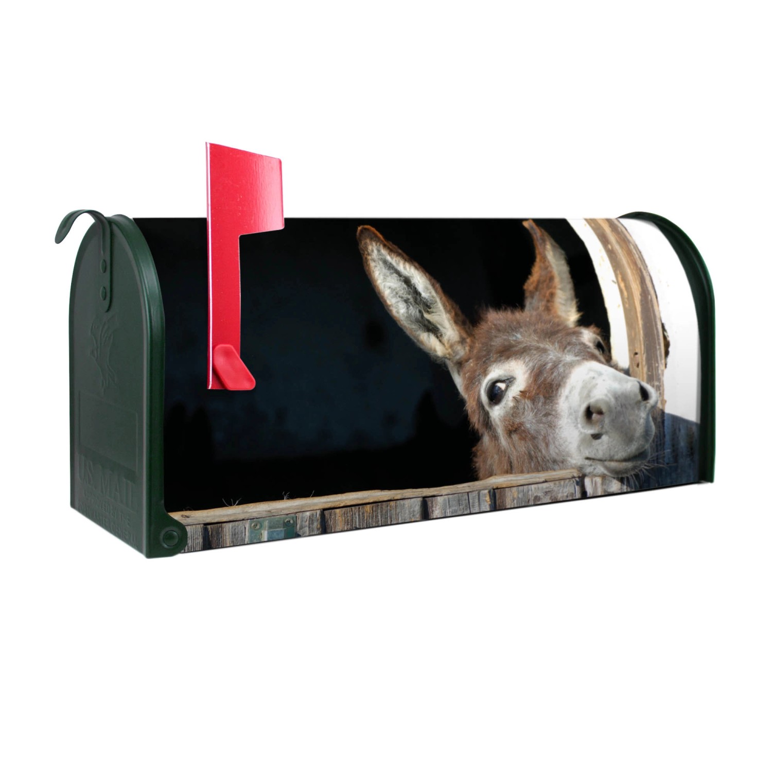Banjado Amerikanischer Briefkasten Grün 48x22x16cm US Mailbox Letterbox Postkasten Stahl Pulverbeschichtet Motiv Nicki Banjado Amerikanischer Briefkasten Grün 48x22x16cm US Mailbox Letterbox Postkasten Stahl Pulverbeschichtet Motiv Nicki von Banjado