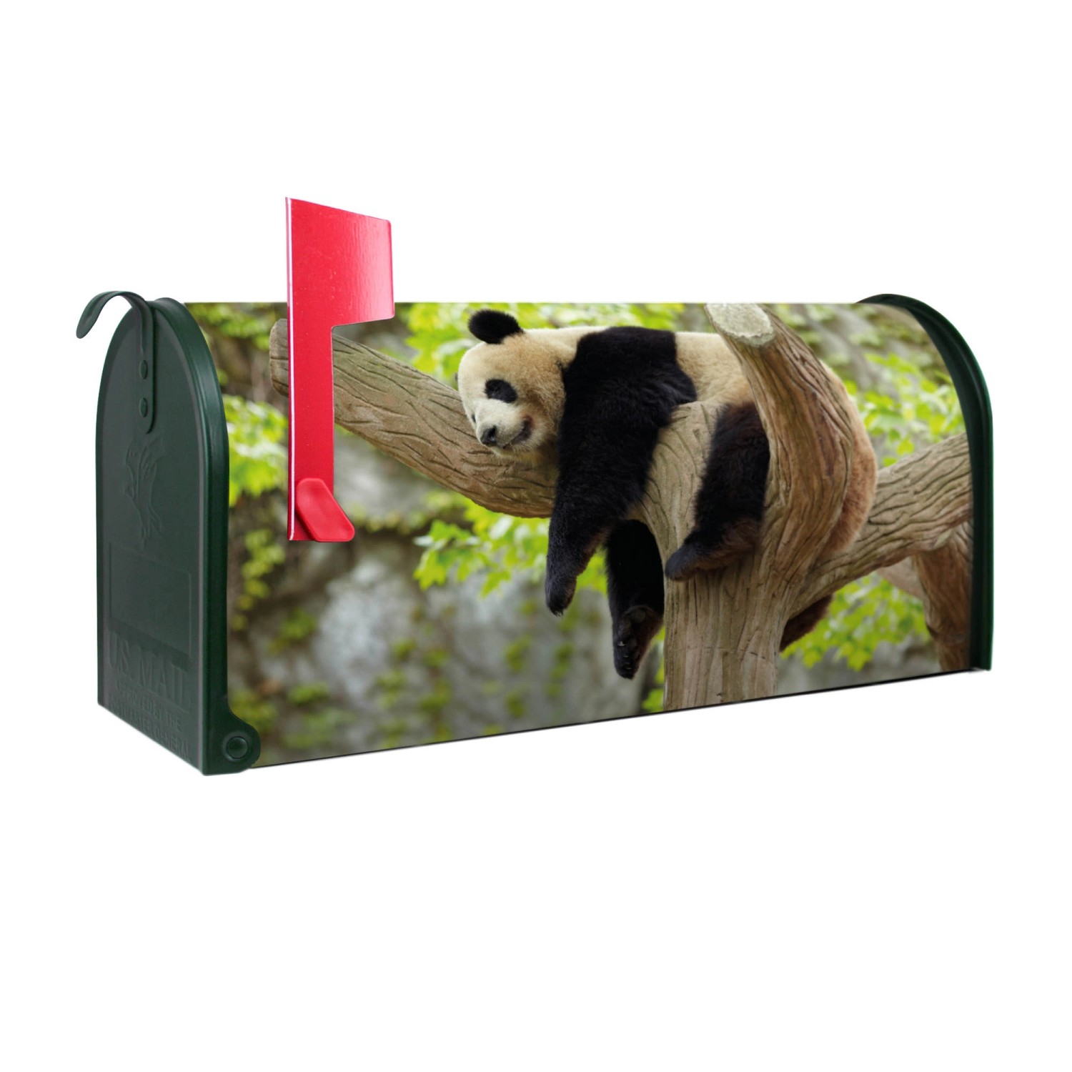Banjado Amerikanischer Briefkasten Grün 48x22x16cm US Mailbox Letterbox Postkasten Stahl Pulverbeschichtet Motiv Panda Banjado Amerikanischer Briefkasten Grün 48x22x16cm US Mailbox Letterbox Postkasten Stahl Pulverbeschichtet Motiv Panda von Banjado