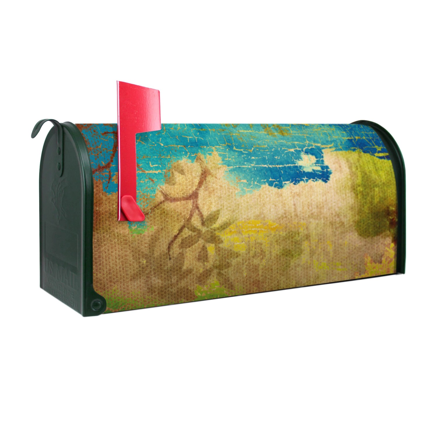 Banjado Amerikanischer Briefkasten Grün 48x22x16cm US Mailbox Letterbox Postkasten Stahl Pulverbeschichtet Motiv Patina Banjado Amerikanischer Briefkasten Grün 48x22x16cm US Mailbox Letterbox Postkasten Stahl Pulverbeschichtet Motiv Patina von Banjado