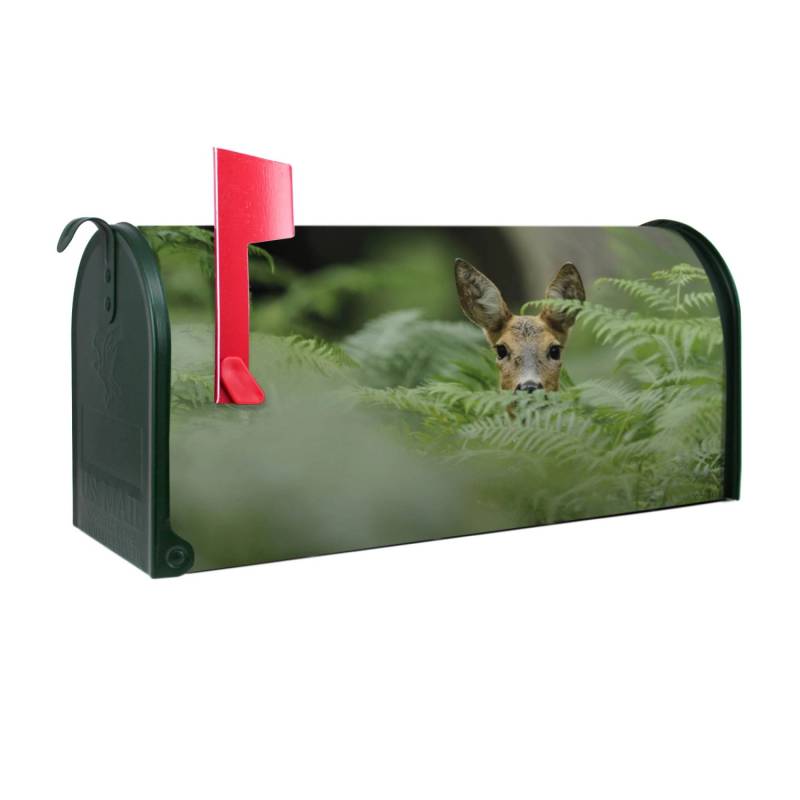 Banjado Amerikanischer Briefkasten Grün 48x22x16cm US Mailbox Letterbox Postkasten Stahl Pulverbeschichtet Motiv Reh Banjado Amerikanischer Briefkasten Grün 48x22x16cm US Mailbox Letterbox Postkasten Stahl Pulverbeschichtet Motiv Reh von Banjado