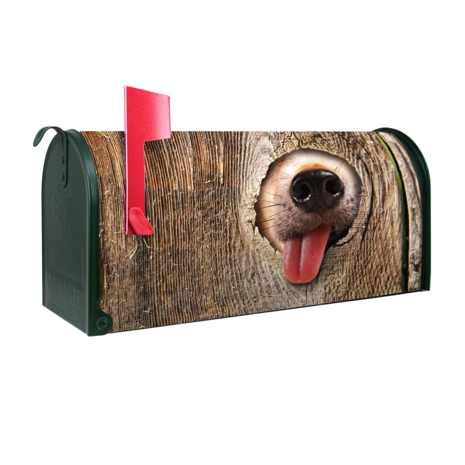 Banjado Amerikanischer Briefkasten Grün 48x22x16cm US Mailbox Letterbox Postkasten Stahl Pulverbeschichtet Motiv Rumschnüffeln Banjado Amerikanischer Briefkasten Grün 48x22x16cm US Mailbox Letterbox Postkasten Stahl Pulverbeschichtet Motiv Rumschnüffeln von Banjado