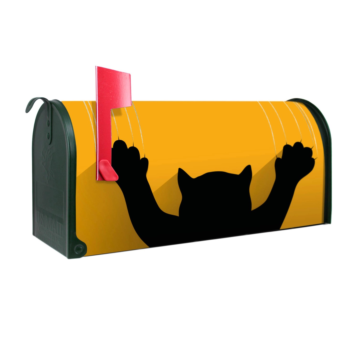 Banjado Amerikanischer Briefkasten Grün 48x22x16cm US Mailbox Letterbox Postkasten Stahl Pulverbeschichtet Motiv Scratch Banjado Amerikanischer Briefkasten Grün 48x22x16cm US Mailbox Letterbox Postkasten Stahl Pulverbeschichtet Motiv Scratch von Banjado