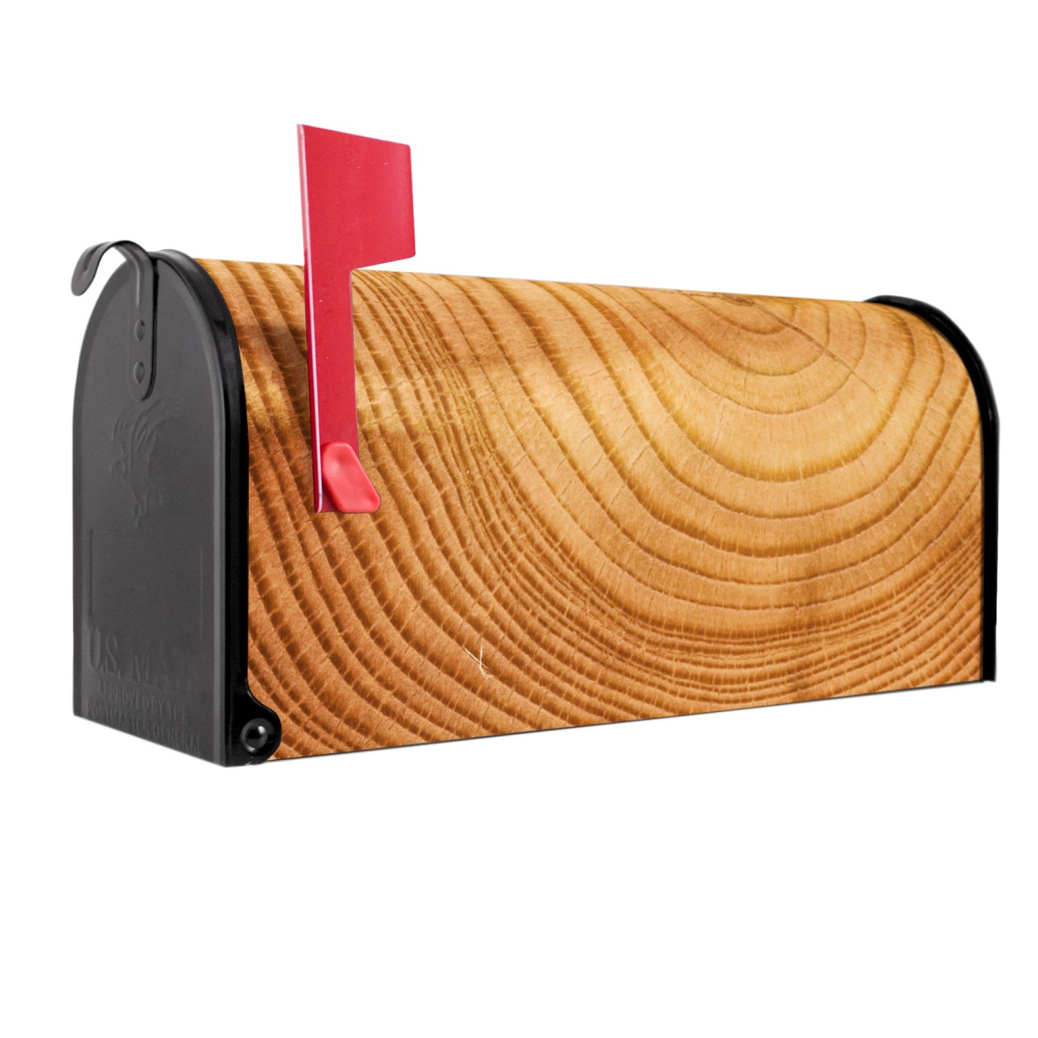 Banjado Amerikanischer Briefkasten Schwarz 48x22x16cm US Mailbox Letterbox Postkasten Stahl Pulverbeschichtet Motiv Baumstamm Banjado Amerikanischer Briefkasten Schwarz 48x22x16cm US Mailbox Letterbox Postkasten Stahl Pulverbeschichtet Motiv Baumstamm von Banjado