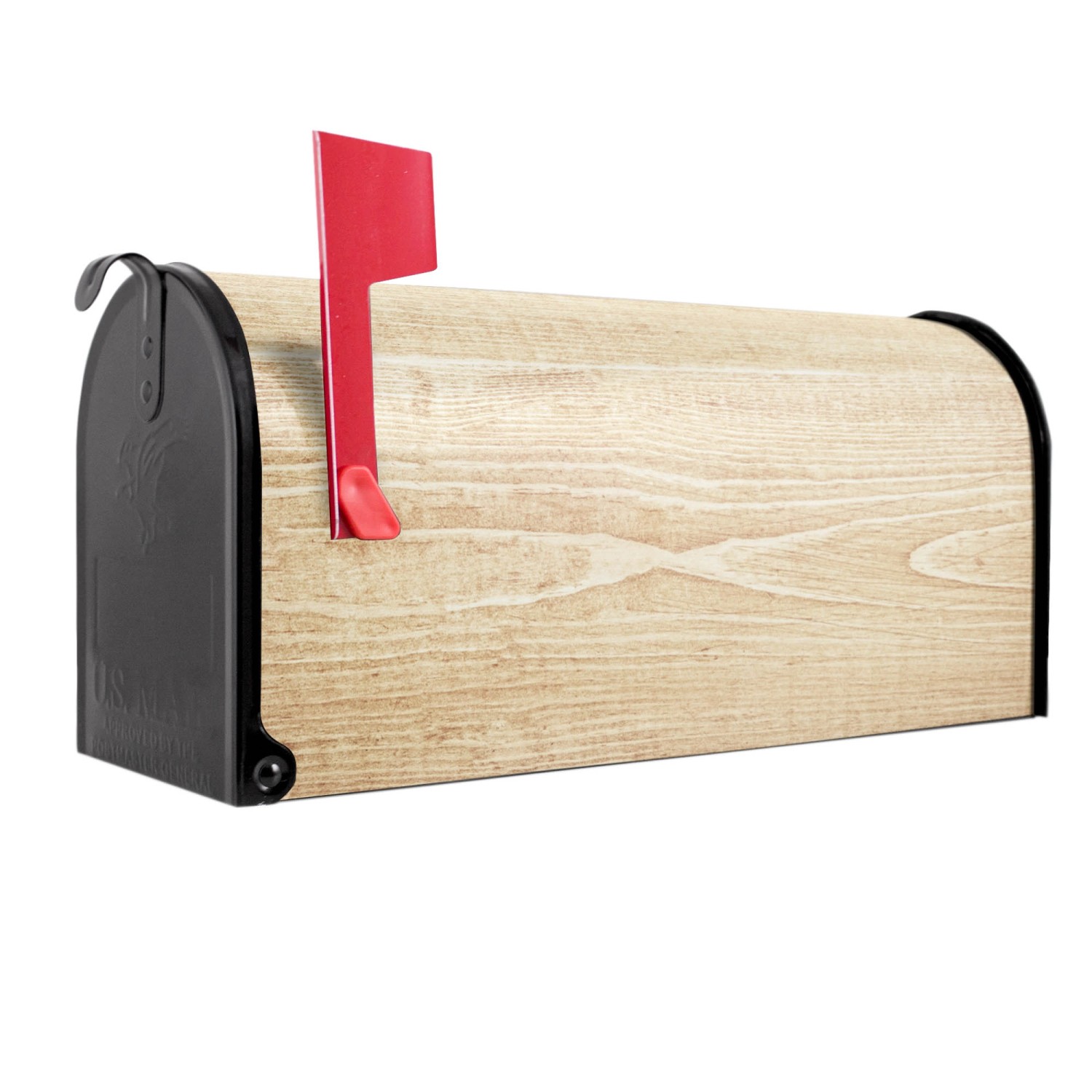 Banjado Amerikanischer Briefkasten Schwarz 48x22x16cm US Mailbox Letterbox Postkasten Stahl Pulverbeschichtet Motiv Bretter Banjado Amerikanischer Briefkasten Schwarz 48x22x16cm US Mailbox Letterbox Postkasten Stahl Pulverbeschichtet Motiv Bretter von Banjado