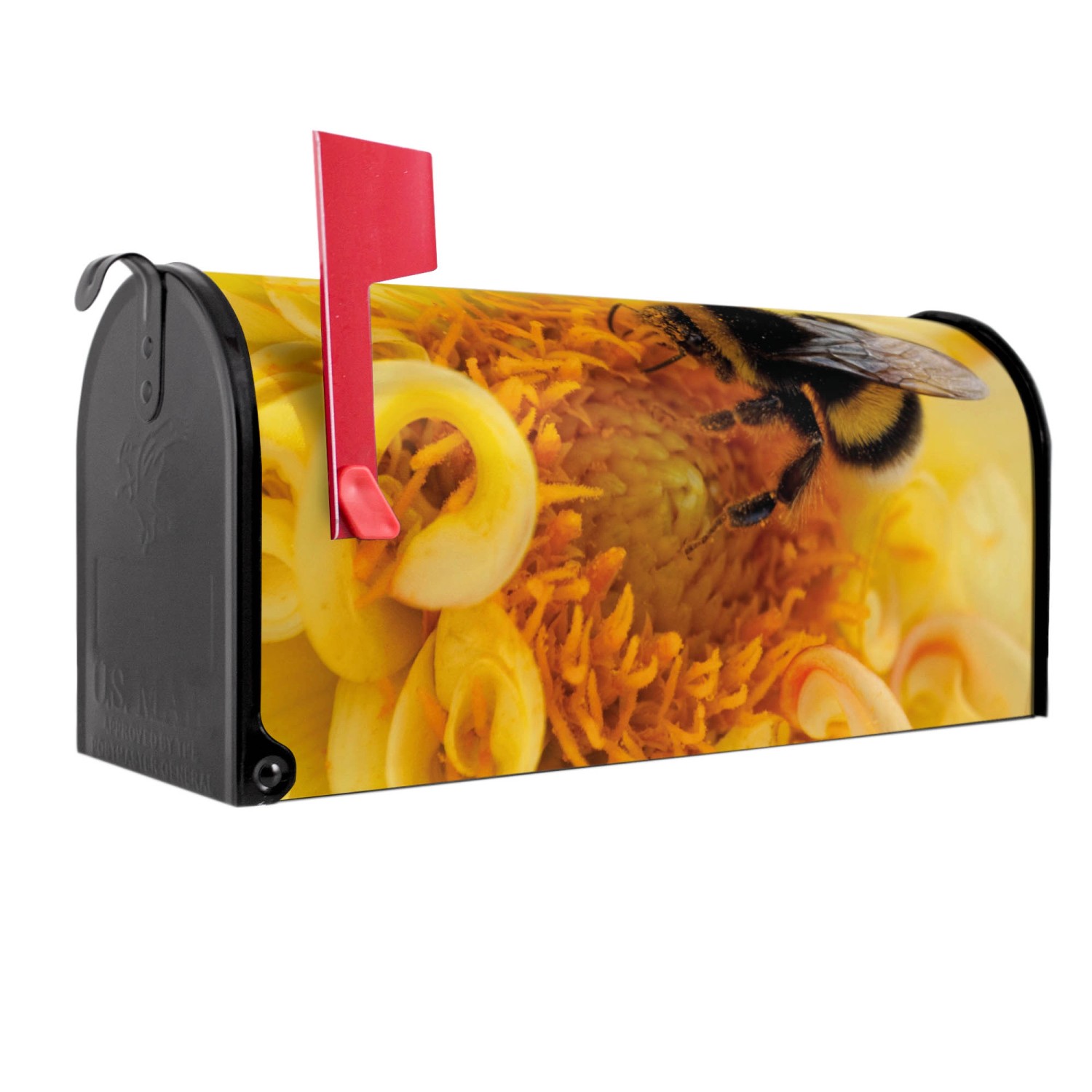 Banjado Amerikanischer Briefkasten Schwarz 48x22x16cm US Mailbox Letterbox Postkasten Stahl Pulverbeschichtet Motiv Hummel Banjado Amerikanischer Briefkasten Schwarz 48x22x16cm US Mailbox Letterbox Postkasten Stahl Pulverbeschichtet Motiv Hummel von Banjado