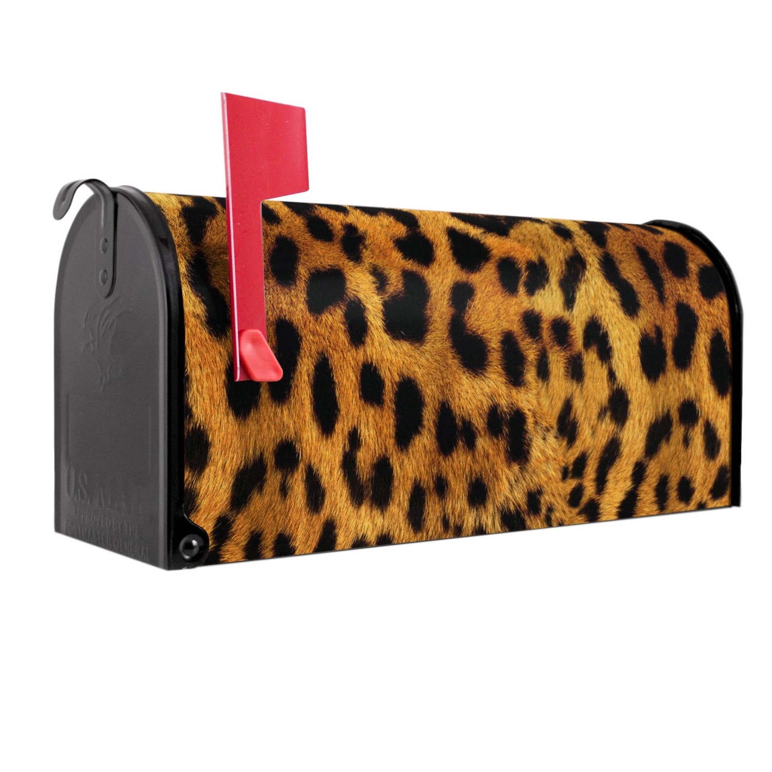Banjado Amerikanischer Briefkasten Schwarz 48x22x16cm US Mailbox Letterbox Postkasten Stahl Pulverbeschichtet Motiv Leopard Banjado Amerikanischer Briefkasten Schwarz 48x22x16cm US Mailbox Letterbox Postkasten Stahl Pulverbeschichtet Motiv Leopard von Banjado