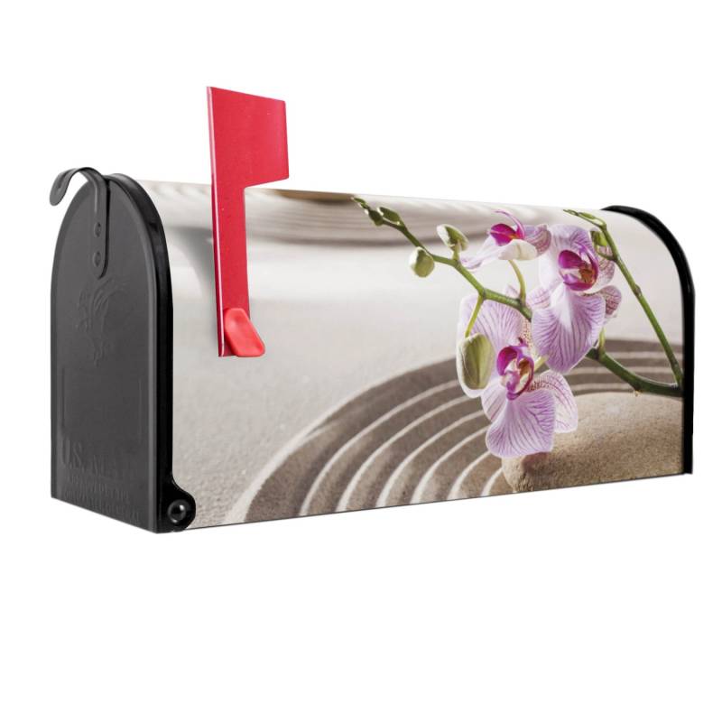Banjado Amerikanischer Briefkasten Schwarz 48x22x16cm US Mailbox Letterbox Postkasten Stahl Pulverbeschichtet Motiv Zen Relax Banjado Amerikanischer Briefkasten Schwarz 48x22x16cm US Mailbox Letterbox Postkasten Stahl Pulverbeschichtet Motiv Zen Relax von Banjado