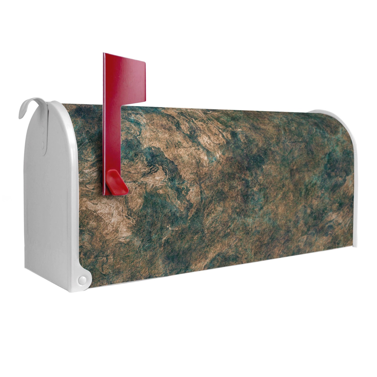 Banjado Amerikanischer Briefkasten Weiß 48x22x16cm US Mailbox Letterbox Postkasten Stahl Pulverbeschichtet Motiv Kupfer Patina Banjado Amerikanischer Briefkasten Weiß 48x22x16cm US Mailbox Letterbox Postkasten Stahl Pulverbeschichtet Motiv Kupfer Patina von Banjado