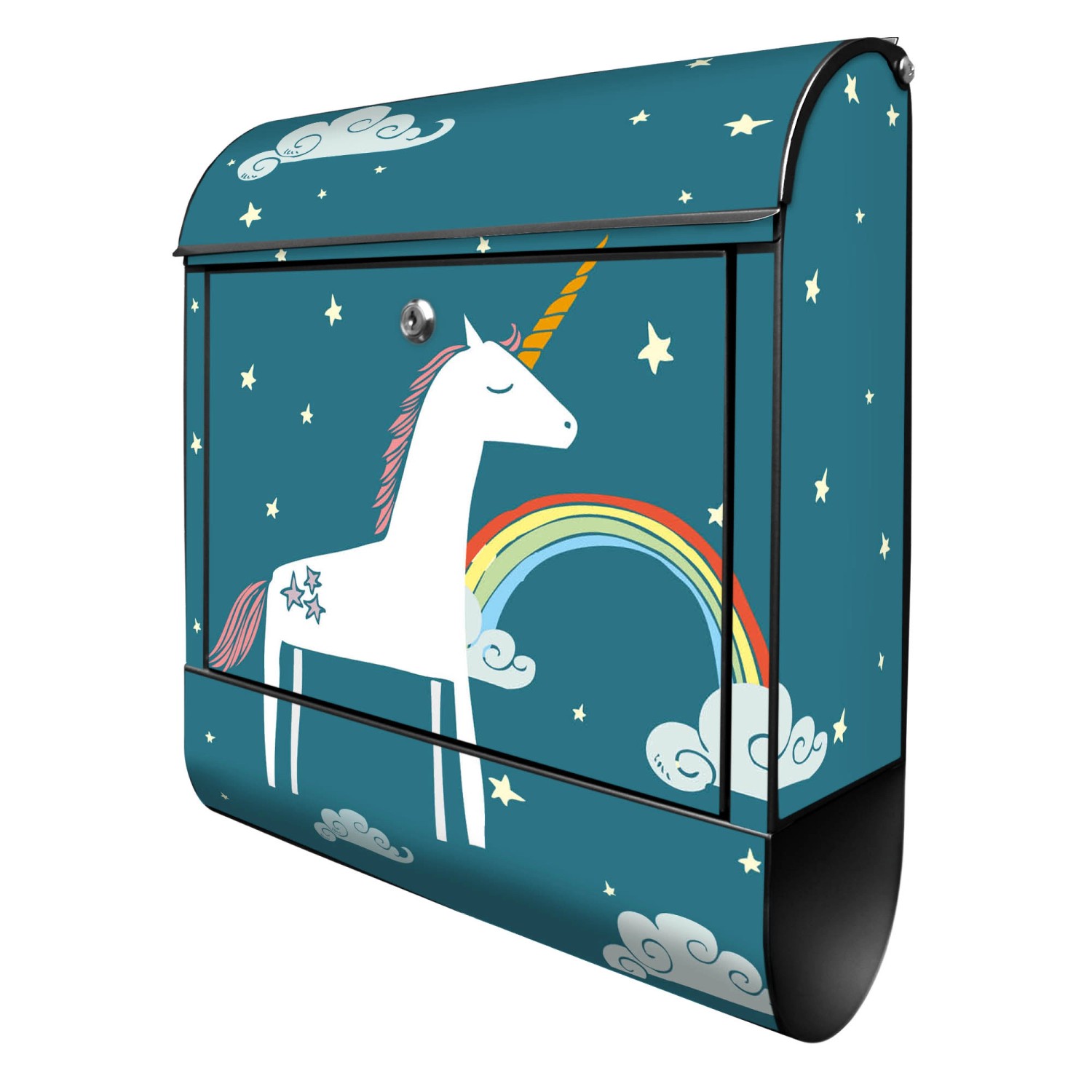 Banjado Briefkasten Anthrazit 37x37x10.5cm Groß / Inkl. Montagematerial & 2 Schlüsseln Motiv Historischer Stadtkern Banjado Briefkasten Anthrazit 37x37x10.5cm Groß / Inkl. Montagematerial & 2 Schlüsseln Motiv Historischer Stadtkern von Banjado